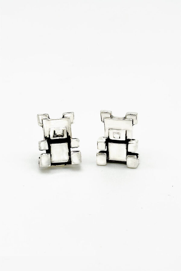 Aretes Medianos Panda por Cecilio Ali